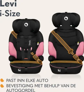 Lionelo Levi i-Size Autostoeltje Groep 1-2-3