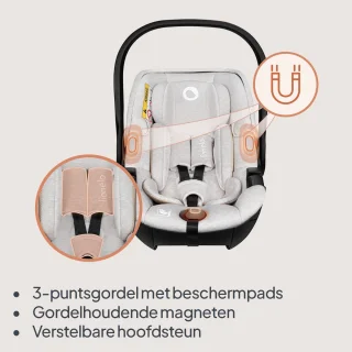 Lionelo Moxie i-Size Autostoel en Draagstoel 40-87 cm