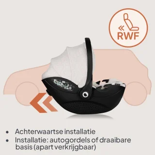 Lionelo Moxie i-Size Autostoel en Draagstoel 40-87 cm
