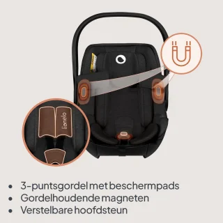 Lionelo Moxie i-Size Autostoel en Draagstoel 40-87 cm ISOFIX