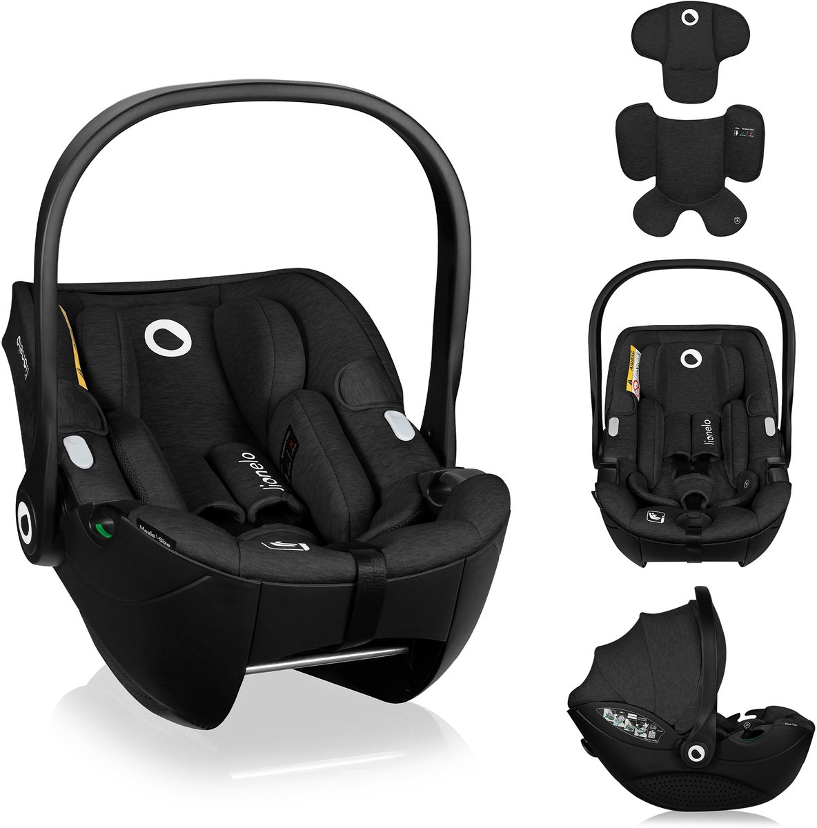 De Lionelo Moxie i-Size Autostoel en Draagstoel 40-87 cm ISOFIX in één oogopslag