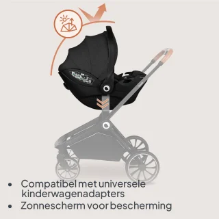 Lionelo Moxie i-Size Autostoel en Draagstoel 40-87 cm ISOFIX