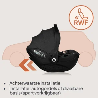 Lionelo Moxie i-Size Autostoel en Draagstoel 40-87 cm ISOFIX