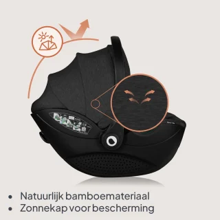 Lionelo Moxie i-Size Autostoel met ISOFIX-basis