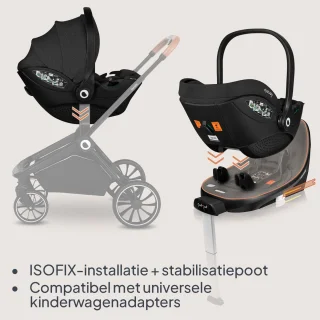 Lionelo Moxie i-Size Autostoel met ISOFIX-basis