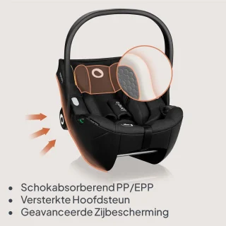 Lionelo Moxie i-Size Autostoel met ISOFIX-basis