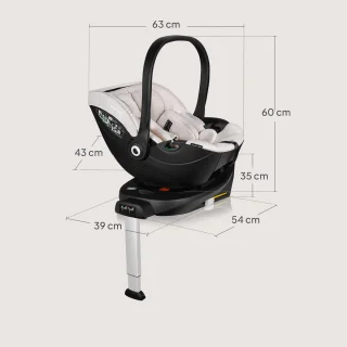 Lionelo Moxie i-Size Autostoel met ISOFIX-basis