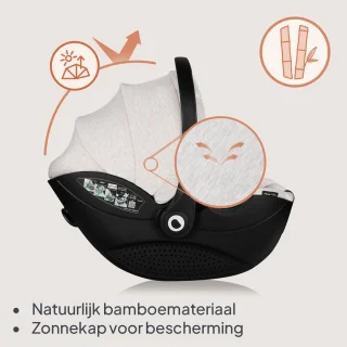 Lionelo Moxie i-Size Autostoel met ISOFIX-basis