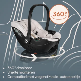 Lionelo Moxie i-Size Autostoel met ISOFIX-basis