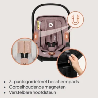 Lionelo Moxie i-Size Autostoeltje Set