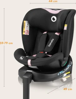 Lionelo Navy i-Size Autostoel 0-36 kg 360° Draaibaar ISOFIX