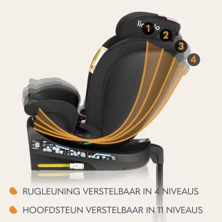 Lionelo Navy i-Size Autostoel 0-36 kg 360° Draaibaar ISOFIX