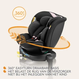 Lionelo Navy i-Size Autostoel 0-36 kg 360° Draaibaar ISOFIX