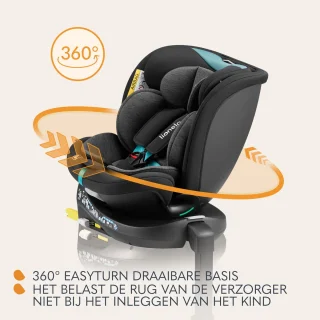 Lionelo Navy i-Size Autostoel 0-36 kg 360° ISOFIX Groep 0/1/2/3