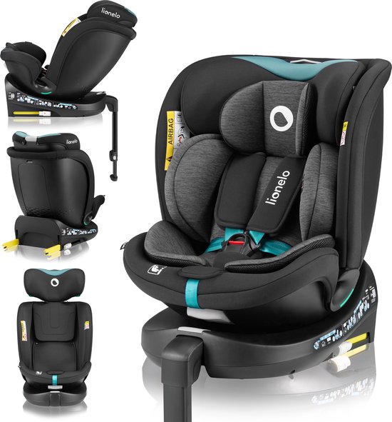 Lionelo Navy i-Size Autostoel 0-36 kg 360° ISOFIX Groep 0/1/2/3 review