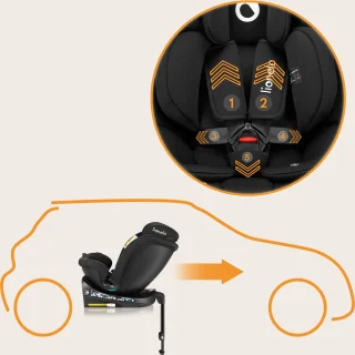 Lionelo Navy i-Size Autostoel 360° ISOFIX Groep 0/1/2/3