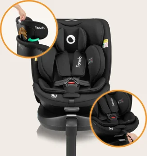 Lionelo Navy i-Size Autostoel 360° ISOFIX Groep 0/1/2/3