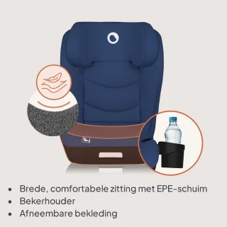Lionelo Neal i-Size Autostoel 100-150 cm ISOFIX & Gordel