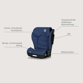 Lionelo Neal i-Size Autostoel 100-150 cm ISOFIX & Gordel
