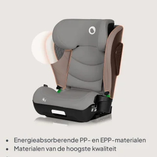 Lionelo Neal i-Size Autostoel 100-150 cm ISOFIX & Gordel