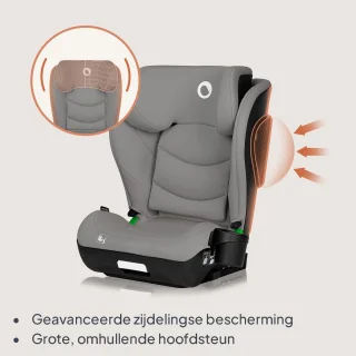 Lionelo Neal i-Size Autostoel 100-150 cm ISOFIX & Gordel