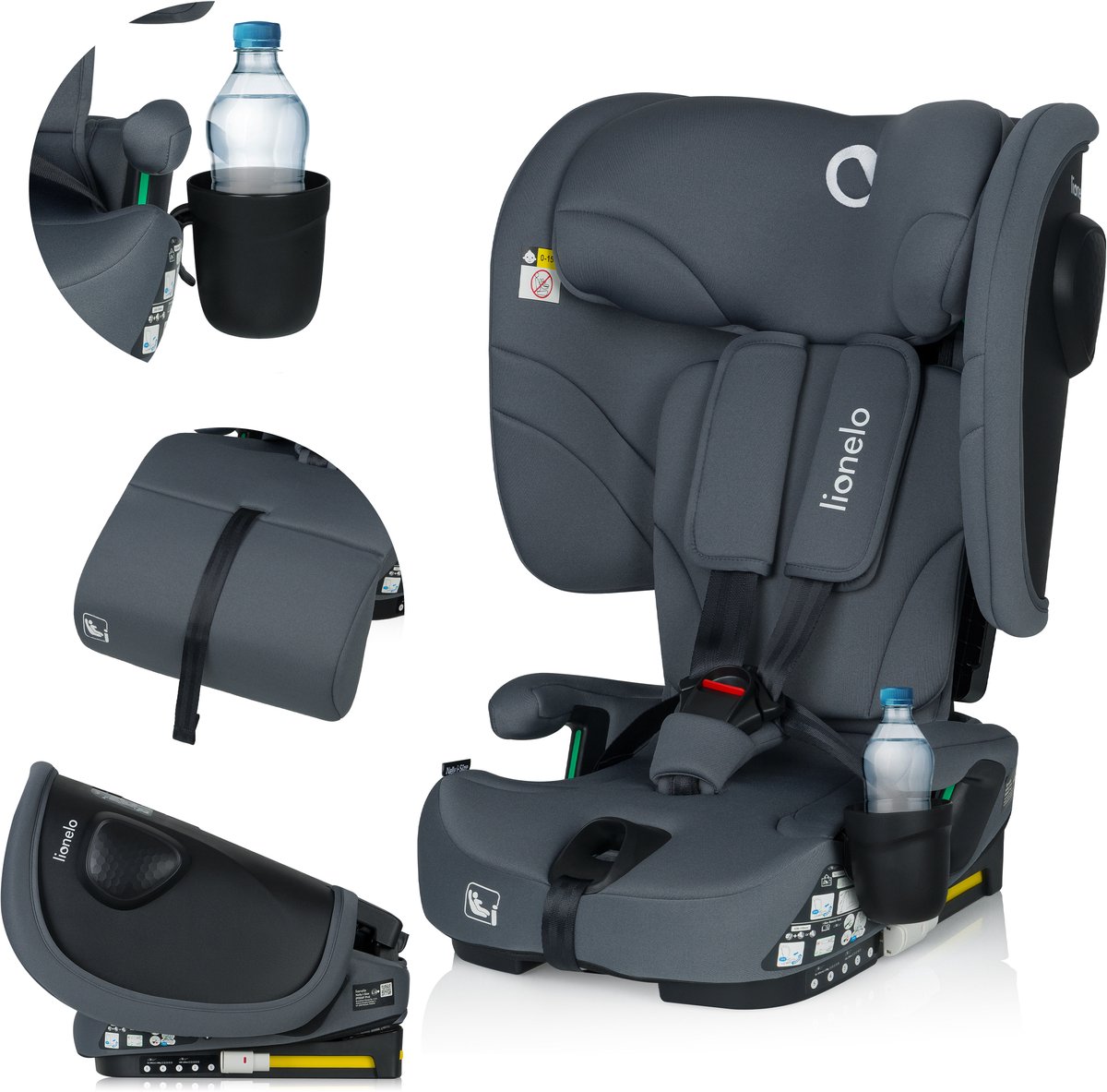 De Lionelo Nelly i-Size Autostoel Groep 0+ ISOFIX & Top Tether in één oogopslag