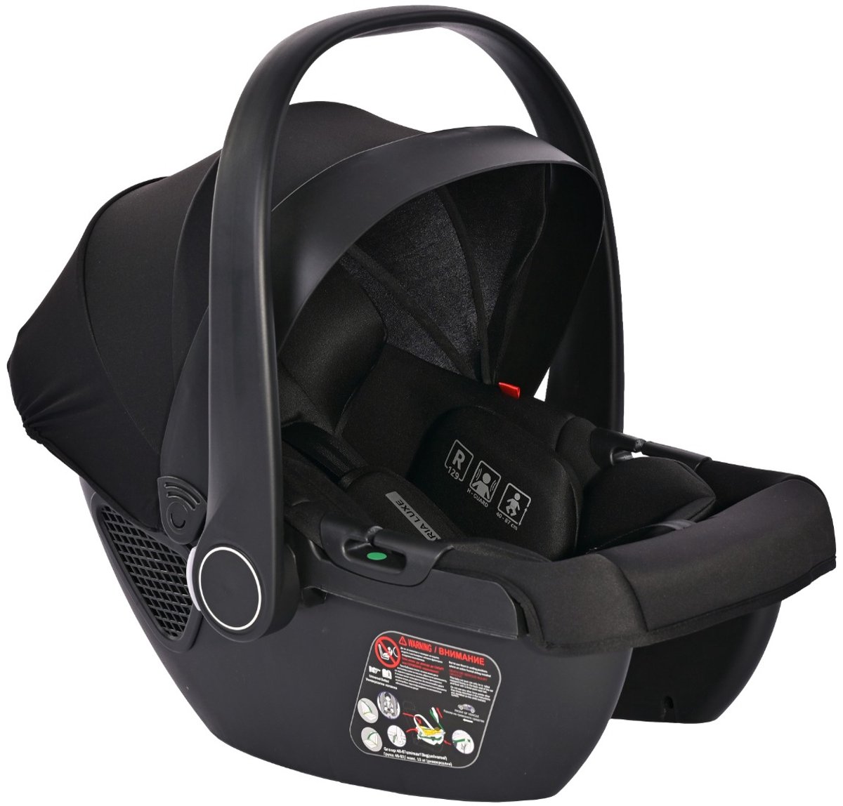 De Lorelli Aria Luxe Black i-Size Autostoel 40-87 cm in één oogopslag