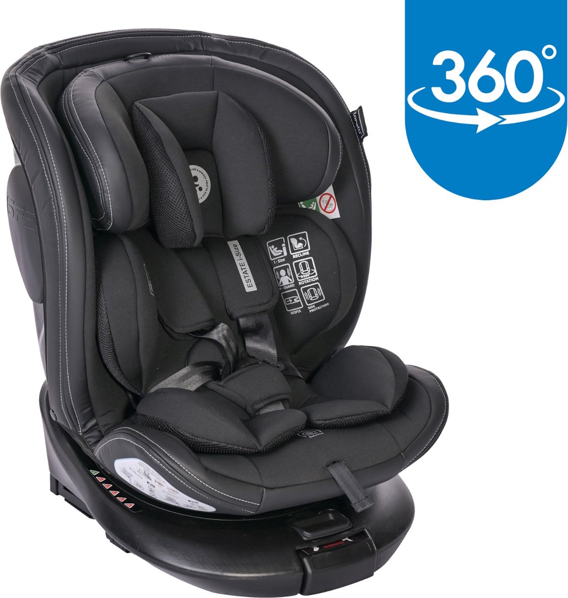 Lorelli Estate Black Jasper i-Size Autostoel 40-150 cm