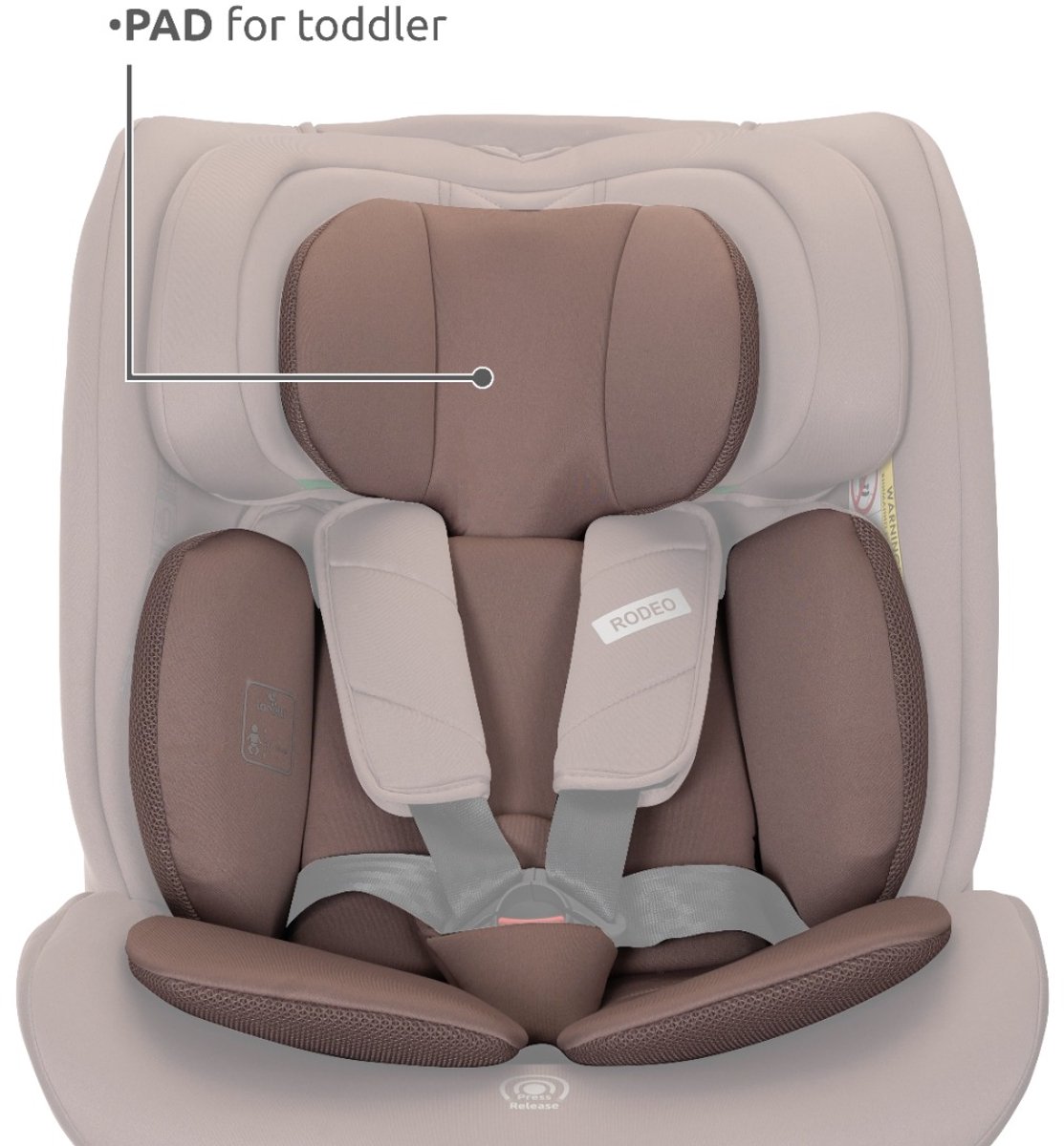 Lorelli Rodeo Beige 40-150 cm i-Size Autostoel 1007198 2507
