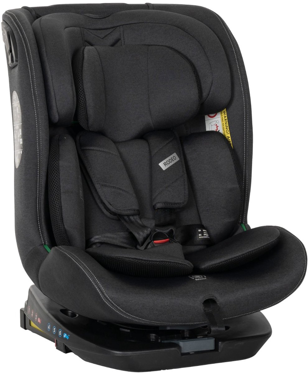 Wat vinden we goed aan de Lorelli Rodeo Black i-Size Autostoel 40-150 cm