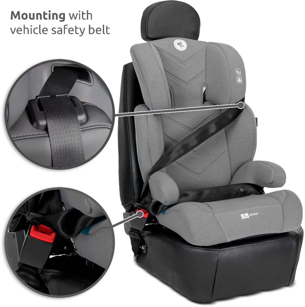 Lorelli Speed Black i-Size Autostoel 100-150 cm