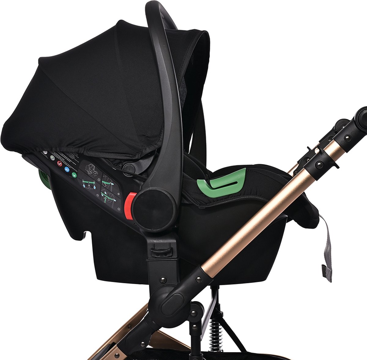 Lorelli Spirit Black Jasper i-Size Autostoel 40-87 cm