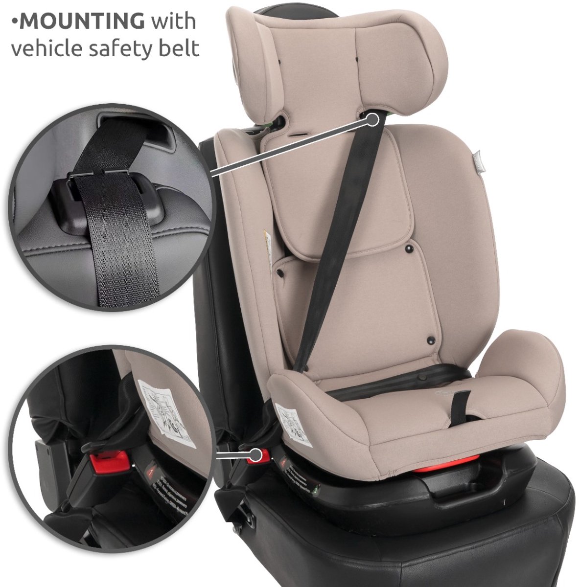 Wat vinden we goed aan de Lorelli Voyager i-Size Autostoel 40-150 cm Black