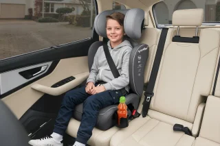 LUNA Booster Kinderautostoeltje Grijs