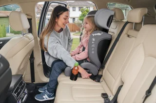 LUNA Booster Kinderautostoeltje Grijs