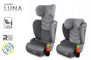 LUNA Booster Kinderautostoeltje Grijs