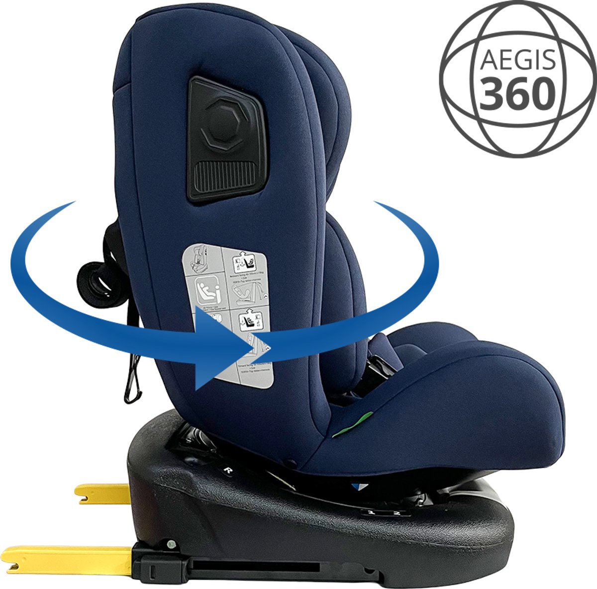LUVION Aegis 360 Autostoel Royal Midnight Blue
