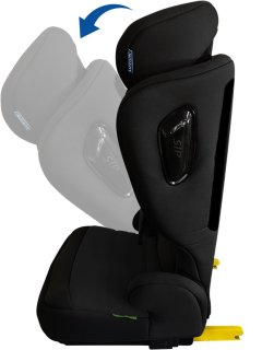 Wat vinden we goed aan de LUVION FLEX-i Eclipse Black Autostoel Groep 2/3