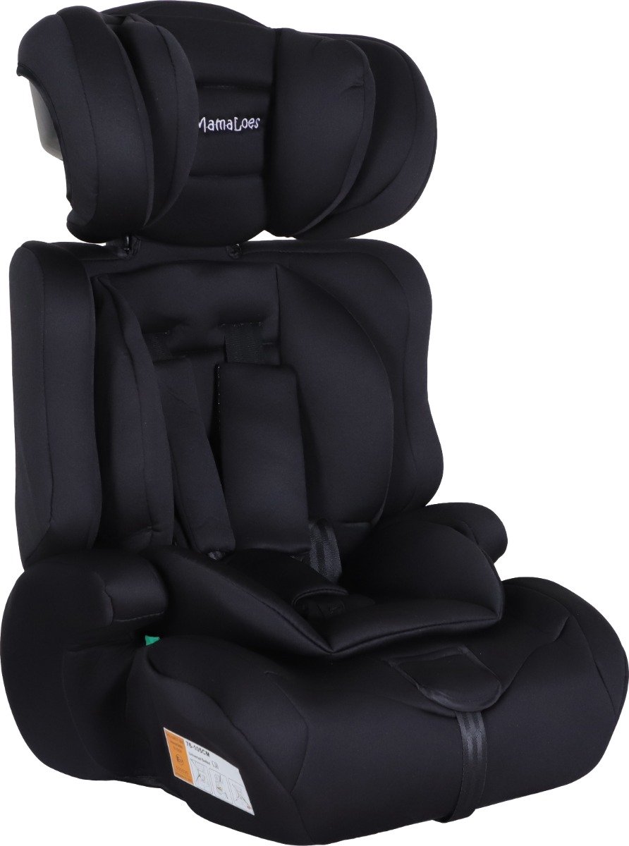 MamaLoes Saar i-Size Autostoel Zwart 76-150 cm 3-12 jaar