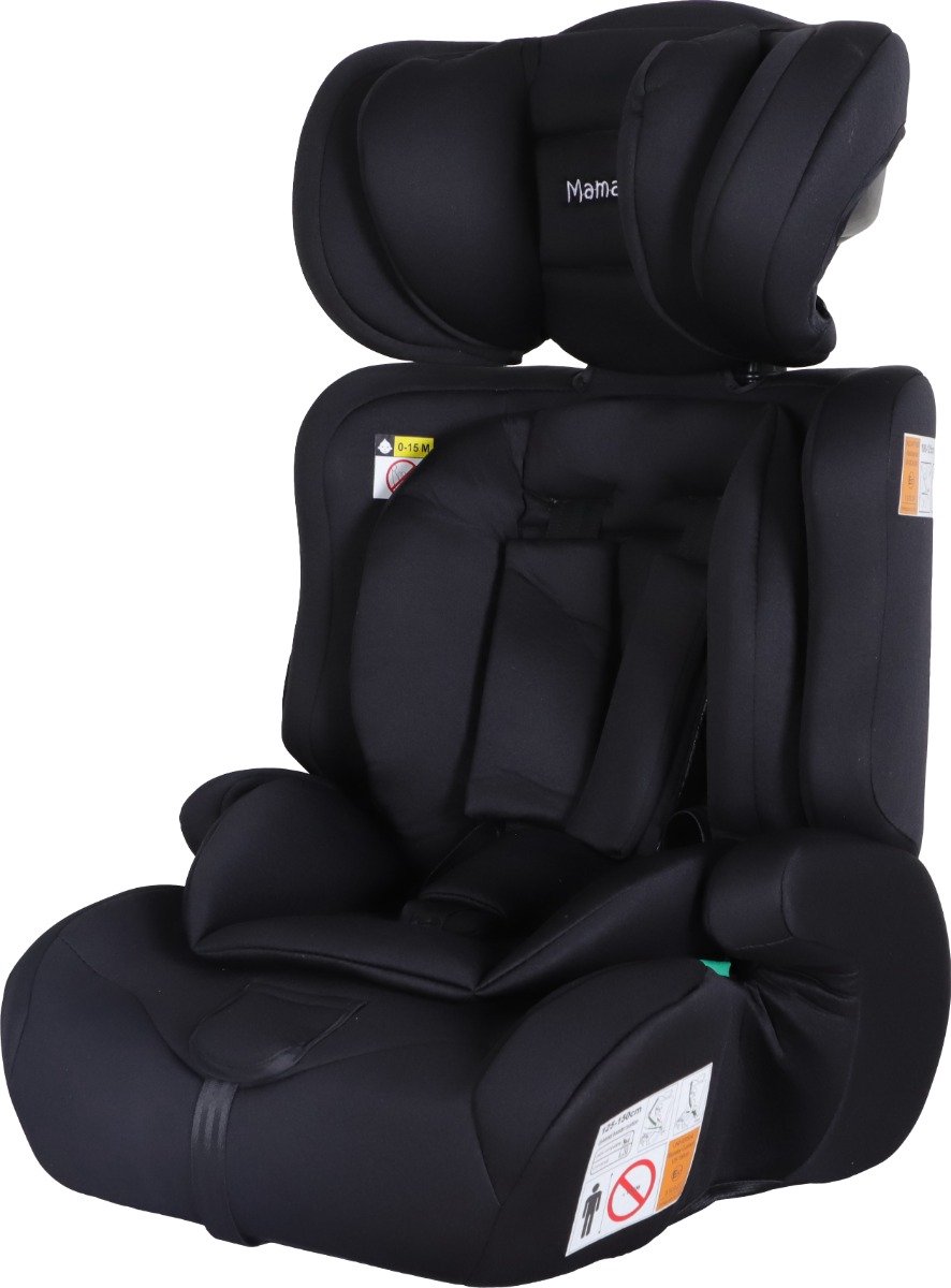 MamaLoes Saar i-Size Autostoel Zwart 76-150 cm 3-12 jaar