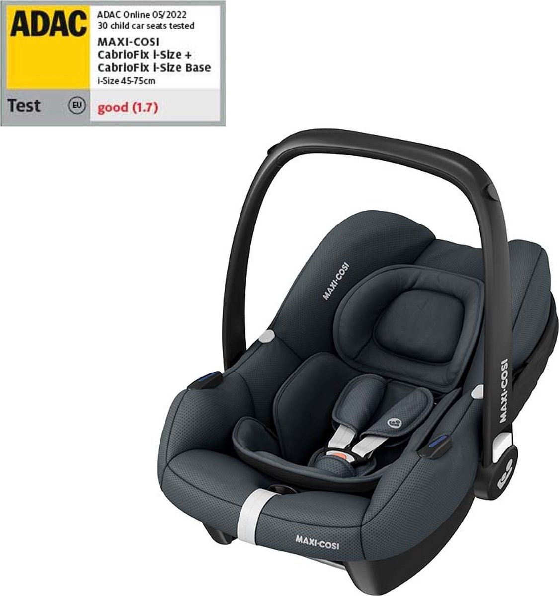 Maxi-Cosi Cabriofix i-Size Autostoel Essential Graphite