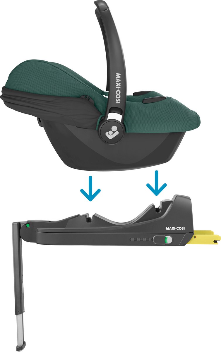 Wat vinden we goed aan de Maxi-Cosi Cabriofix i-Size Autostoel Essential Green
