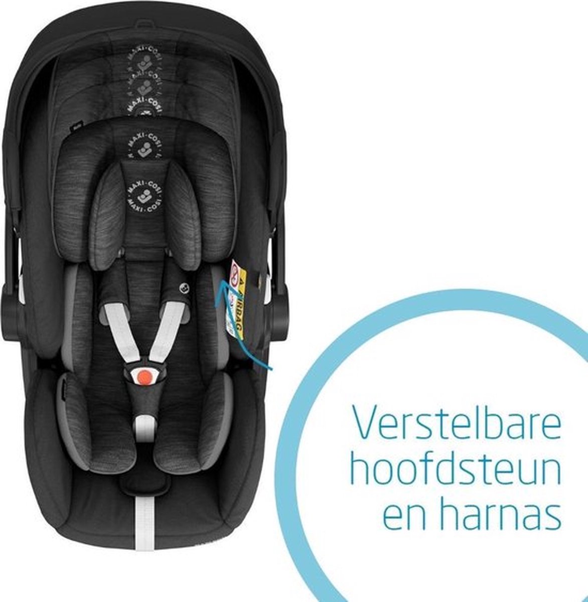 De Maxi-Cosi Marble i-Size Autostoel Essential Black Met Base in één oogopslag