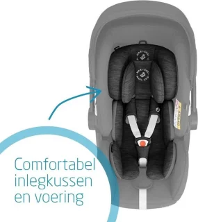 Maxi-Cosi Marble i-Size Autostoel Essential Black Met Base