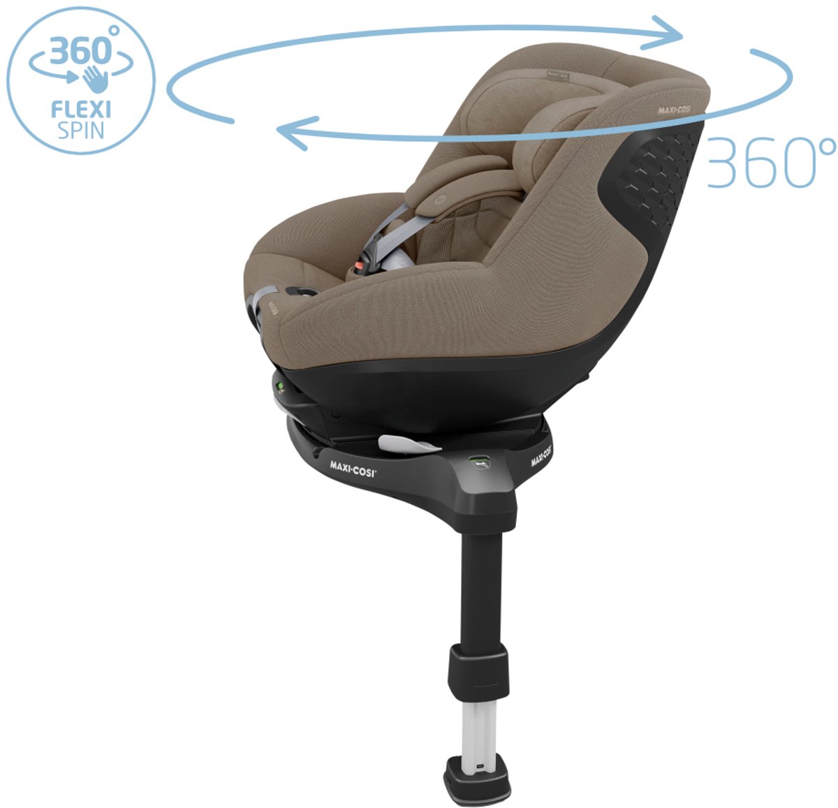 Maxi-Cosi Pearl 360 Pro i-Size autostoeltje Authentic Truffle