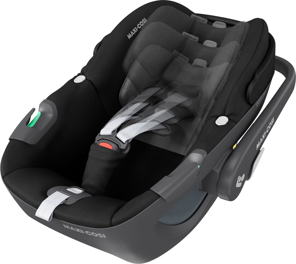 Maxi-Cosi Pebble 360 i-Size Autostoeltje Essential Black