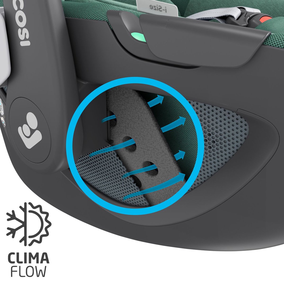Maxi-Cosi Pebble 360 i-Size Autostoeltje Essential Green