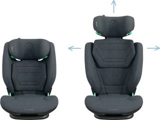 Maxi-Cosi RodiFix Pro2 i-Size Autostoeltje Authentic Graphite