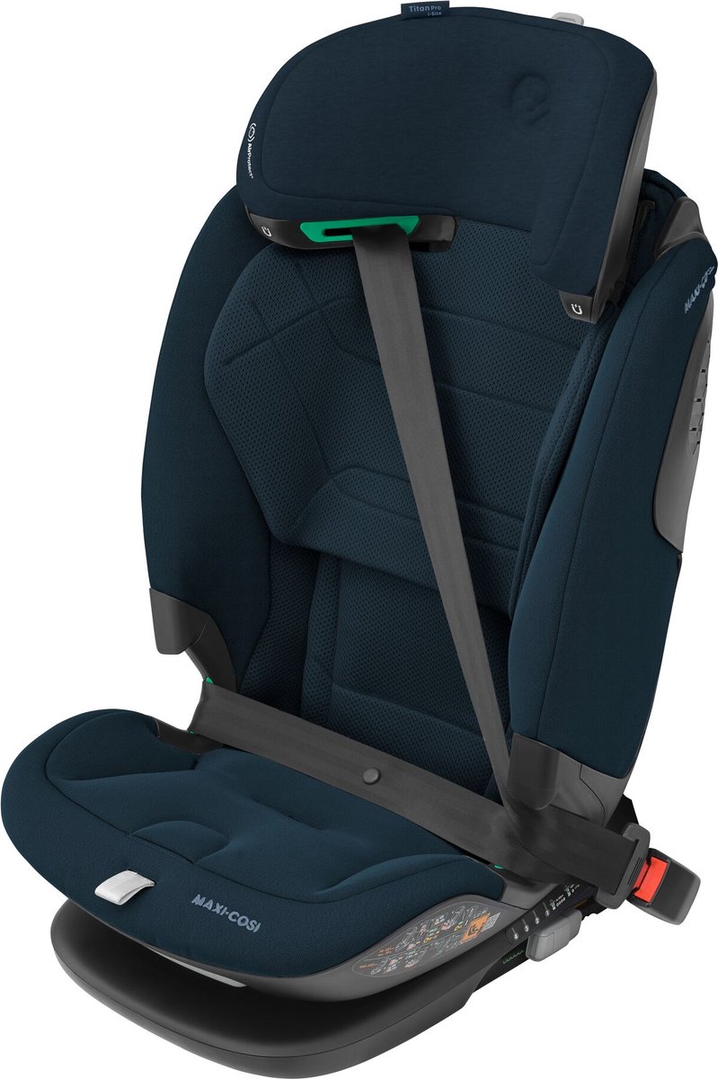 Wat vinden we goed aan de Maxi-Cosi Titan Pro I-Size Autostoeltje Authentic Blue