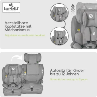 Meegroeiend autokinderzitje Isofix 76–150 cm